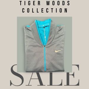 Tiger Woods Collection - Long Sleeve Golf Shirt - Nike Dri-Fit material